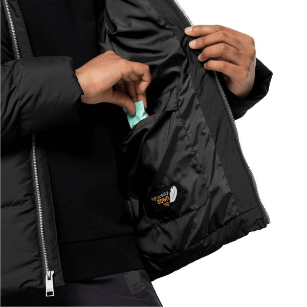 Merken Bevroren Paleis Damesjack Jack Wolfskin Zwart