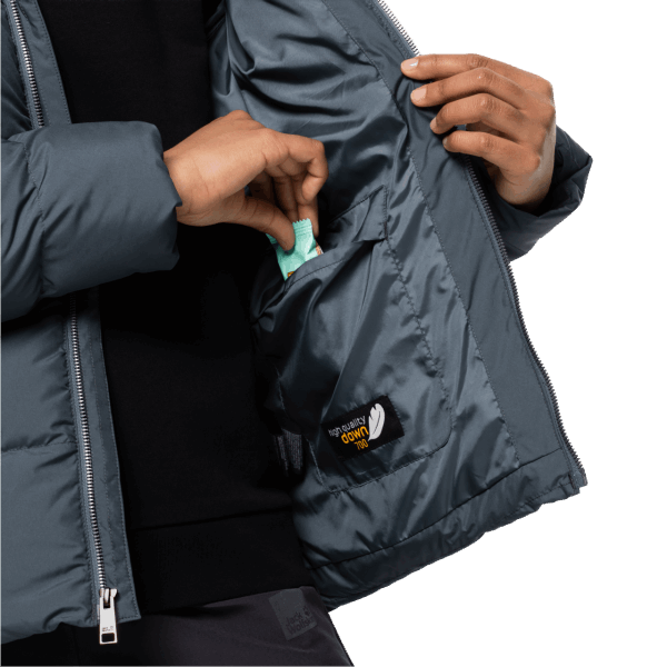 Origineel Bevroren Paleisjack Voor Dames, Slate Blue Jack Wolfskin