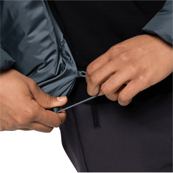 Origineel Bevroren Paleisjack Voor Dames, Slate Blue Jack Wolfskin