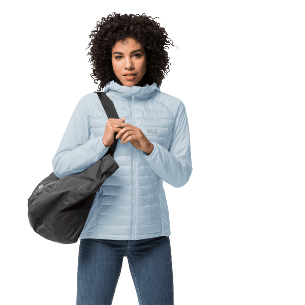 Jack Wolfskin Kristalblauw Origineel Jwp Hybride Voor Dames