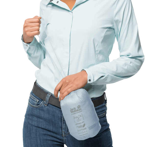 Jack Wolfskin Kristalblauw Origineel Jwp Hybride Voor Dames