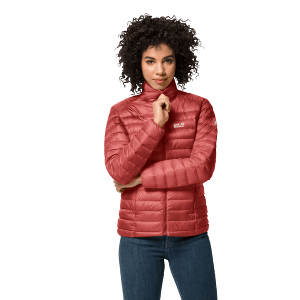 Koraalrood Jack Wolfskin Jwp Donsoorsprong Voor Dames