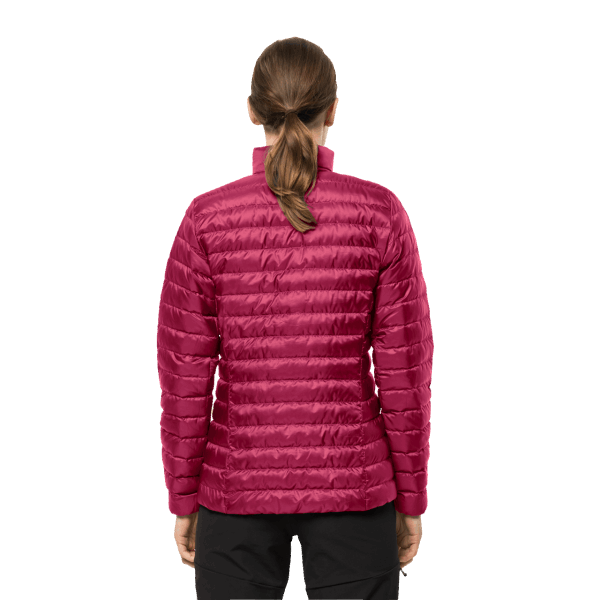 Nieuwe Jack Wolfskin Cranberry Dames Pack & Go Donsjas