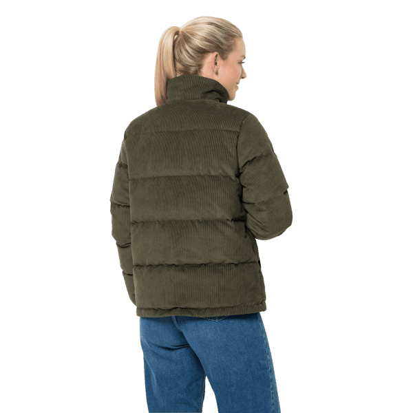 Collectie Bonsai Groen Jack Wolfskin Nature Corduroy Damesjack
