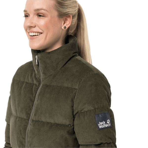 Collectie Bonsai Groen Jack Wolfskin Nature Corduroy Damesjack