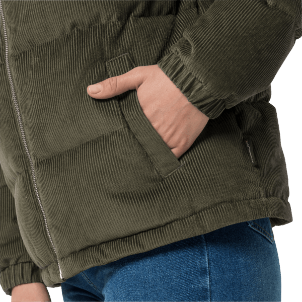 Collectie Bonsai Groen Jack Wolfskin Nature Corduroy Damesjack