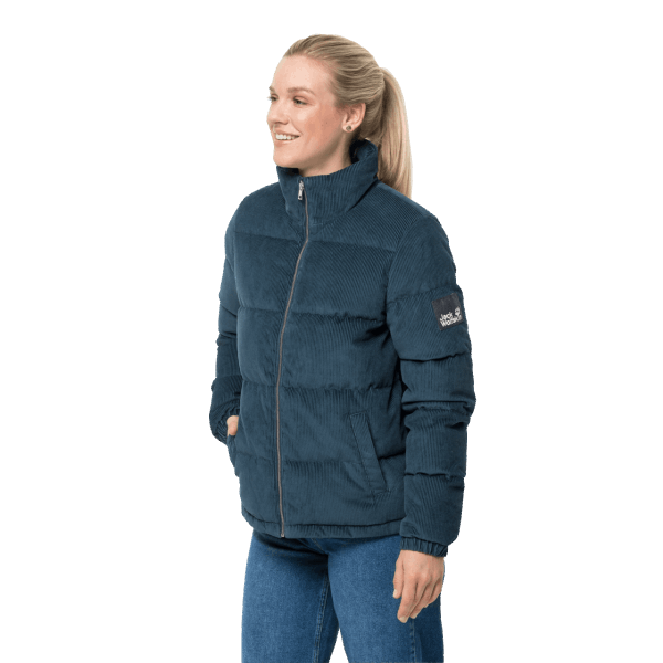 Collecties Donker Leisteen Natuur Corduroy Damesjack Jack Wolfskin