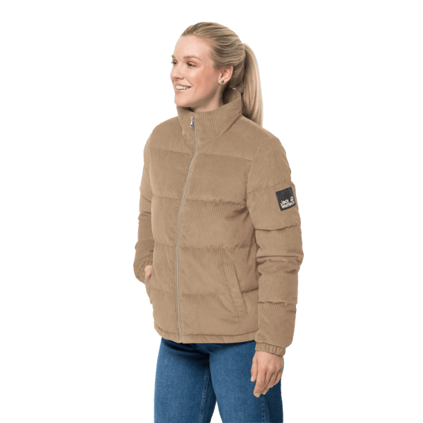 Nature Corduroy Damesjack Jack Wolfskin Beige Origine