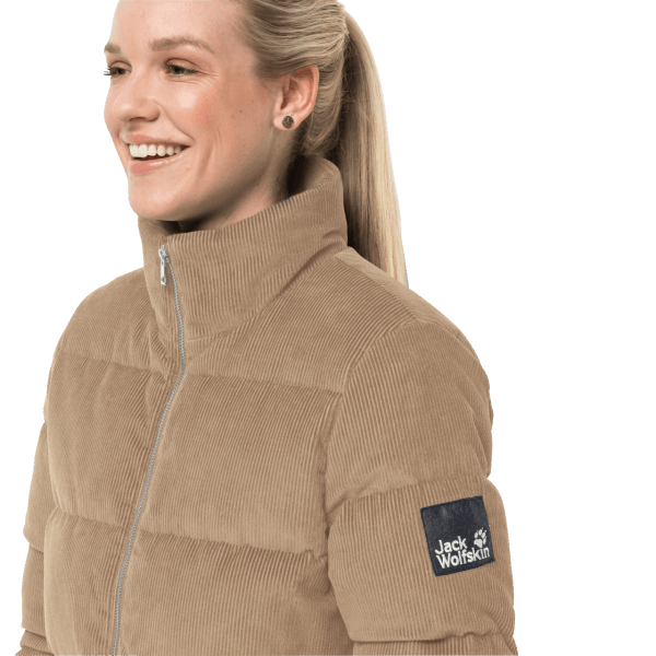 Nature Corduroy Damesjack Jack Wolfskin Beige Origine