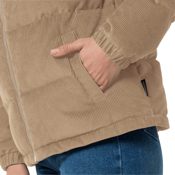 Nature Corduroy Damesjack Jack Wolfskin Beige Origine