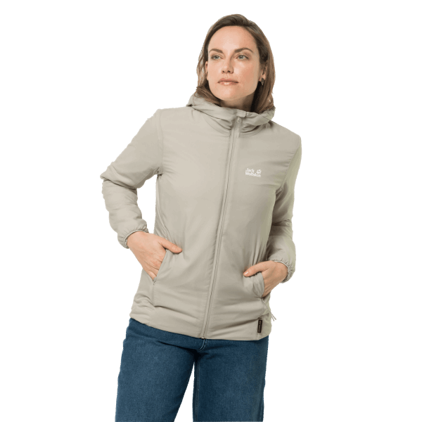 Jwp Atmos Jack Voor Dames Stoffig Grijs Jack Wolfskin Merk