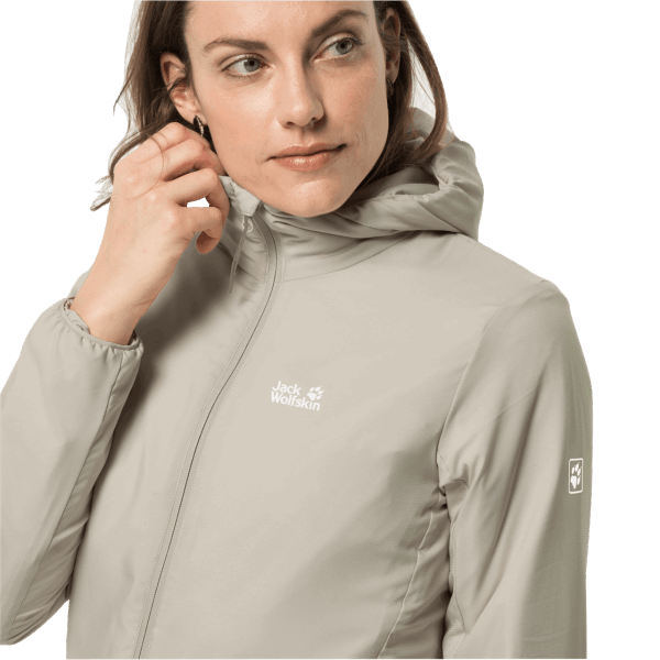 Jwp Atmos Jack Voor Dames Stoffig Grijs Jack Wolfskin Merk