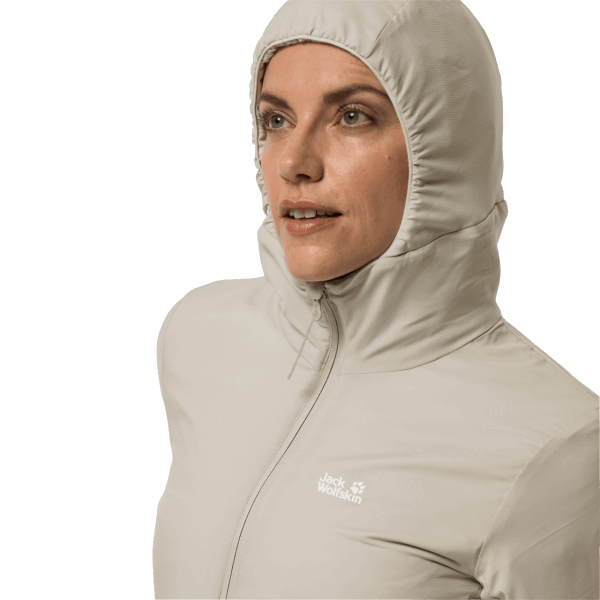 Jwp Atmos Jack Voor Dames Stoffig Grijs Jack Wolfskin Merk