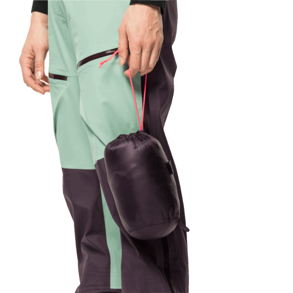 Dames Alpspitze Donsjack Met Capuchon Hot Grapevine Jack Wolfskin
