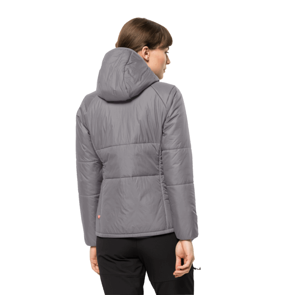 Jack Wolfskin Fashion Bergland Geïsoleerde Hoody Zeemeeuw Voor Dames