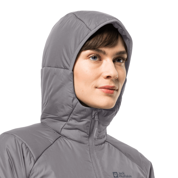 Jack Wolfskin Fashion Bergland Geïsoleerde Hoody Zeemeeuw Voor Dames