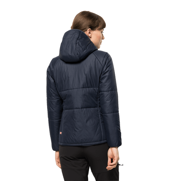 Jack Wolfskin Dames Bergland Geïsoleerde Hoody Nachtblauw Collecties