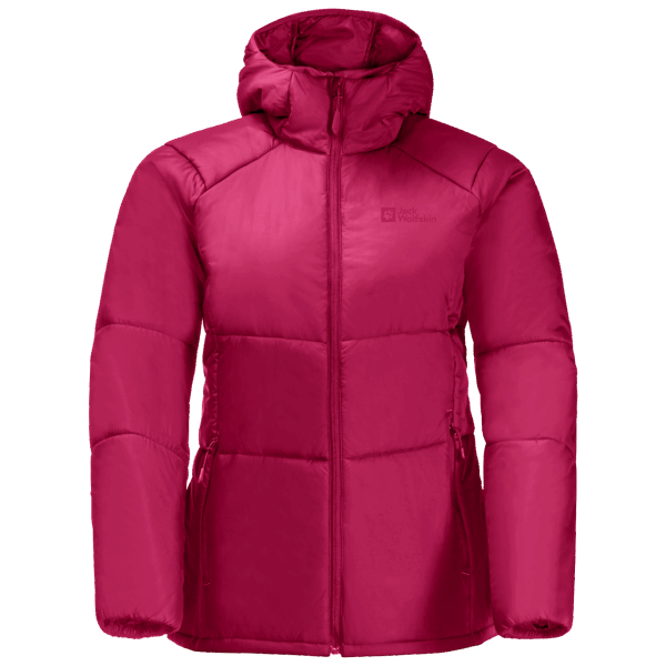 Jack Wolfskin Bergland Geïsoleerde Hoody Origin Cranberry Voor Dames