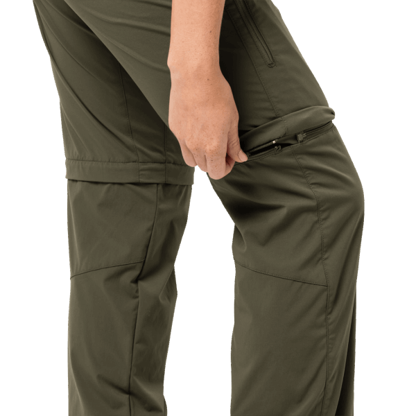 Jack Wolfskin Active Light Zip Off Grape Leaf Origins Voor Dames