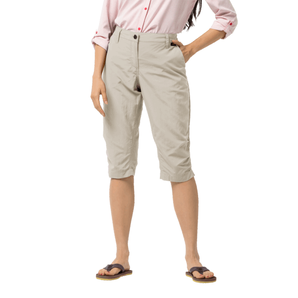 Origins Jack Wolfskin Dames Kalahari 3/4 Broek Licht Zand