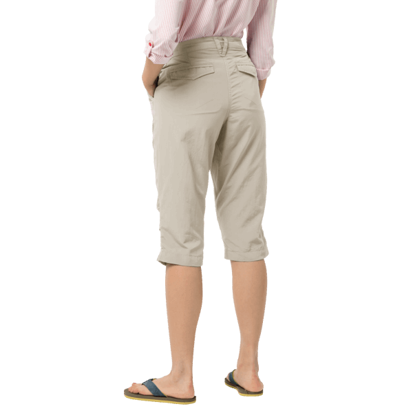 Origins Jack Wolfskin Dames Kalahari 3/4 Broek Licht Zand