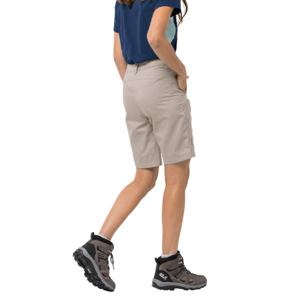 Active Trainingsshort Voor Dames Lichtbeige New Jack Wolfskin