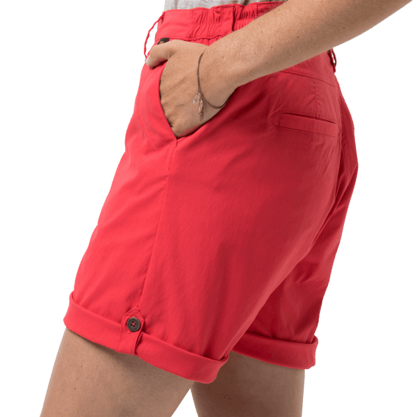 Desert Shorts Voor Dames Tulp Red Jack Wolfskin Fashion