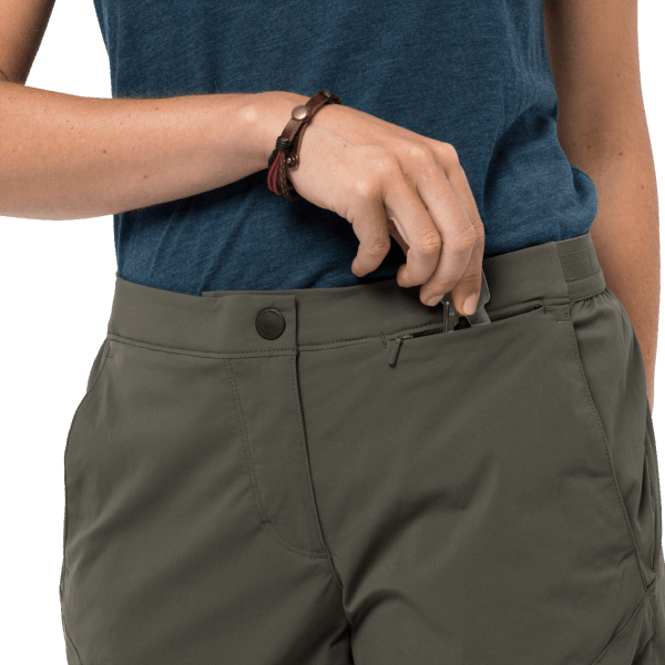 Jack Wolfskin Grape Leaf Origins Hilltop Trailshort Voor Dames