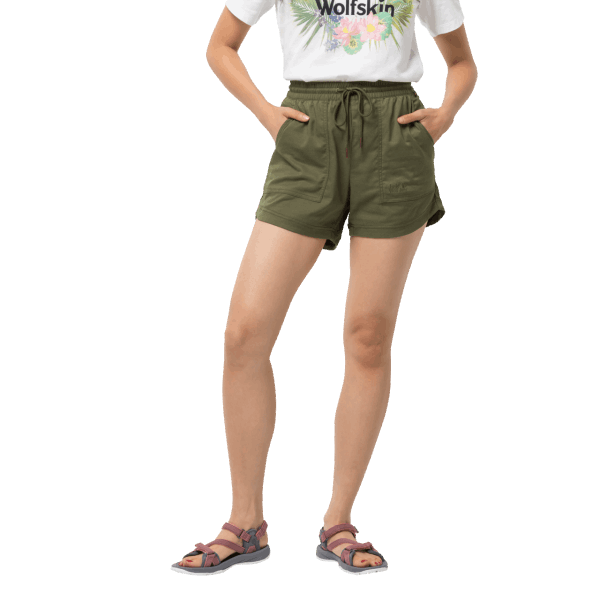 Delta Groene Collectie Jack Wolfskin Senegal Damesshorts