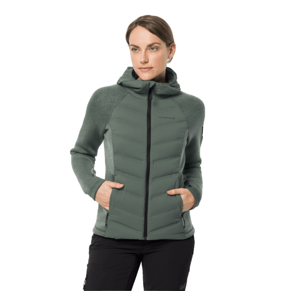 Hedge Green Tasman Jas Voor Dames Van Het Merk Jack Wolfskin