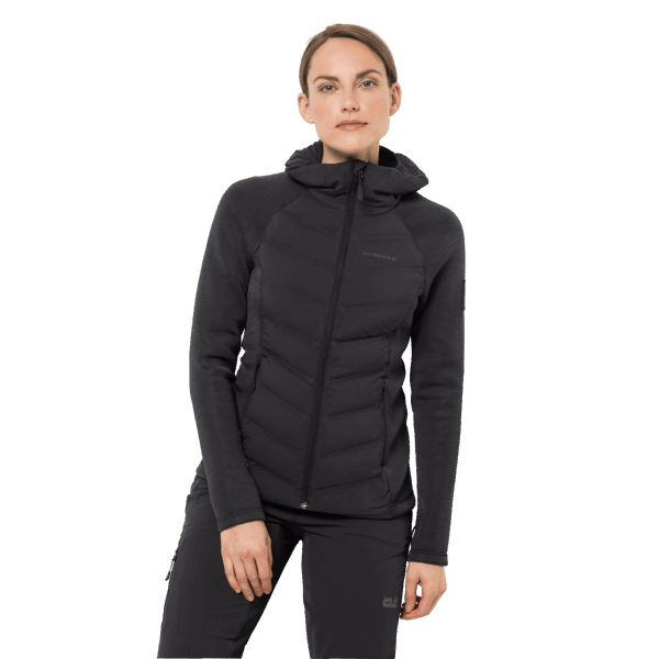 Zwarte Tasman Jas Voor Dames Van Het Merk Jack Wolfskin
