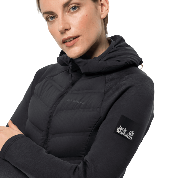 Zwarte Tasman Jas Voor Dames Van Het Merk Jack Wolfskin