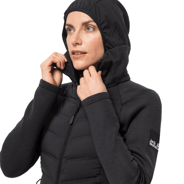Zwarte Tasman Jas Voor Dames Van Het Merk Jack Wolfskin