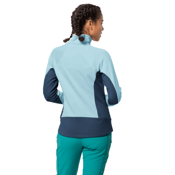 Fashion Frosted Blue Jack Wolfskin Sky Peak Damesjack
