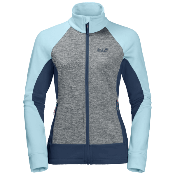 Fashion Frosted Blue Jack Wolfskin Sky Peak Damesjack
