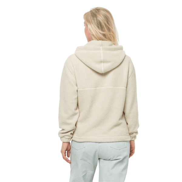 Jack Wolfskin Wit Zand Dames Nature Life Halfzip Best