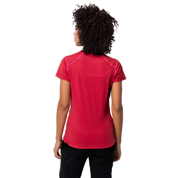 Jack Wolfskin Collections Helderrood Dames Sky Flex T