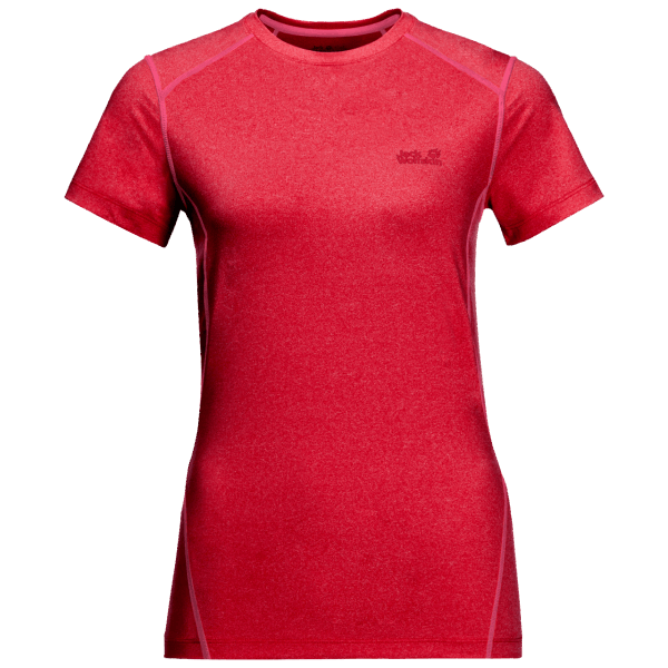 Jack Wolfskin Collections Helderrood Dames Sky Flex T