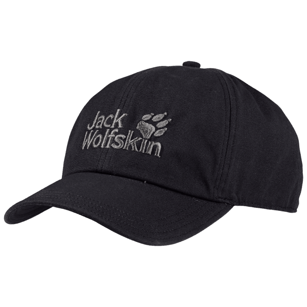 Zwarte Jack Wolfskin Baseballpet Van Het Merk