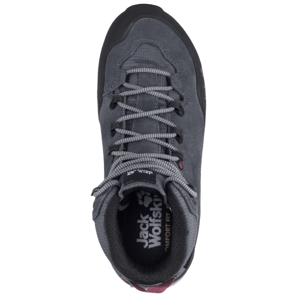 Origins Wildernis Xt Texapore Half Jack Wolfskin Ebbenhout Bordeaux Voor Dames