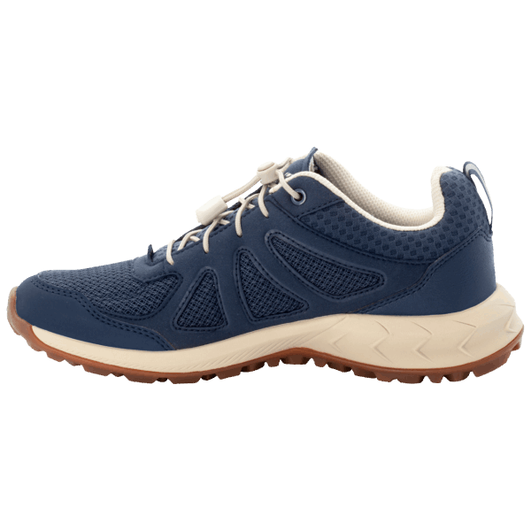 Warm Donkerblauw-beige Jack Wolfskin Bos 2 Ventilatieopeningen Laag W