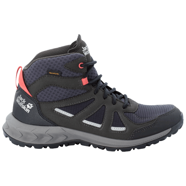 Forest 2 Texapore Mid W Jack Wolfskin Fashion Donkerblauw-roze