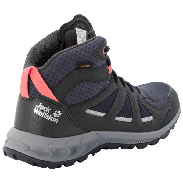Forest 2 Texapore Mid W Jack Wolfskin Fashion Donkerblauw-roze