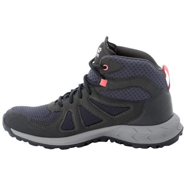 Forest 2 Texapore Mid W Jack Wolfskin Fashion Donkerblauw-roze