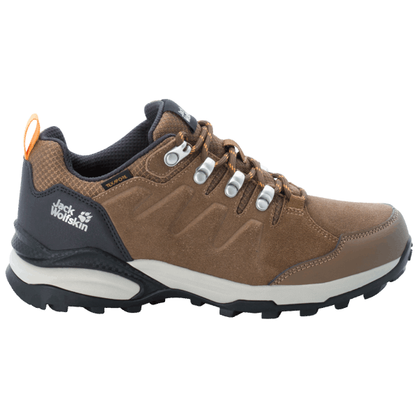 Jack Wolfskin Original Dames Refugio Texapore Laag Bruin-abrikoos