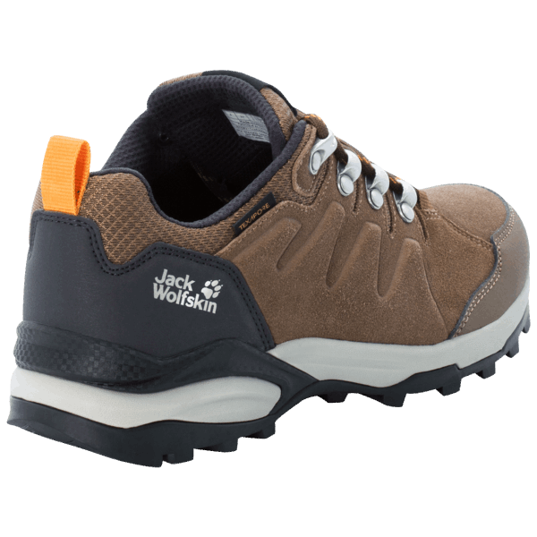 Jack Wolfskin Original Dames Refugio Texapore Laag Bruin-abrikoos
