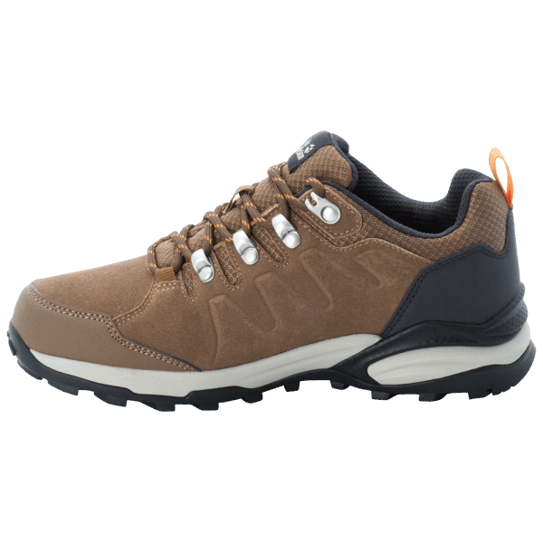 Jack Wolfskin Original Dames Refugio Texapore Laag Bruin-abrikoos
