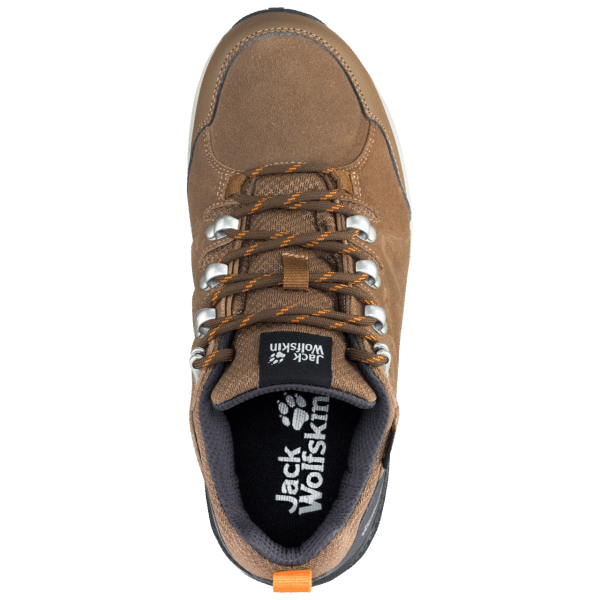 Jack Wolfskin Original Dames Refugio Texapore Laag Bruin-abrikoos