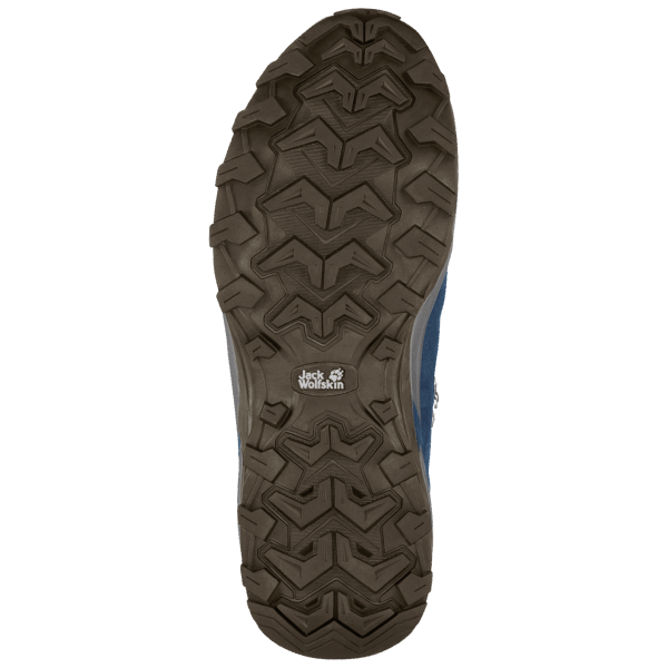 Donkerblauw-grijze Jack Wolfskin Fashion Dames Refugio Texapore Mid
