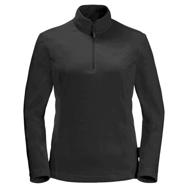Best Jack Wolfskin Taunus Dames Pullover Met Kwartrits Zwart